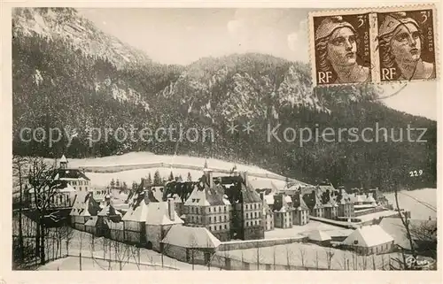 AK / Ansichtskarte Grande_Chartreuse Ensemble du Couvent en hiver Grande Chartreuse