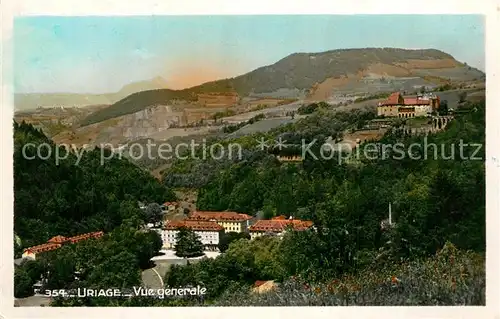 AK / Ansichtskarte Uriage les Bains_Isere Vue generale Uriage les Bains_Isere