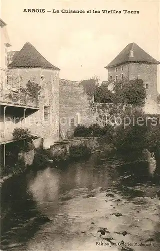 AK / Ansichtskarte Arbois La Cuisance et les Vieilles Tours Arbois