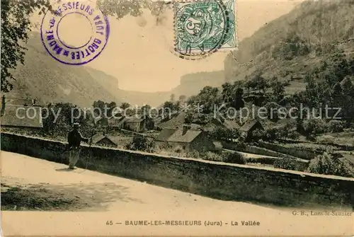 AK / Ansichtskarte Baume les Messieurs Panorama de la vallee paysage Baume les Messieurs