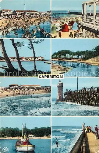 AK / Ansichtskarte Capbreton Plage Canal Bourret Estacade 