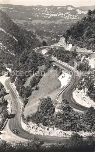 AK / Ansichtskarte Saint Claude_Jura Route a La Faucille par Mijoux Les Lacets de Septmoncel Saint Claude_Jura