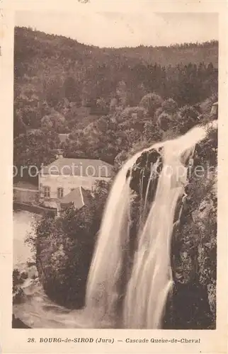 AK / Ansichtskarte Bourg de Sirod Cascade Queue de Cheval Bourg de Sirod