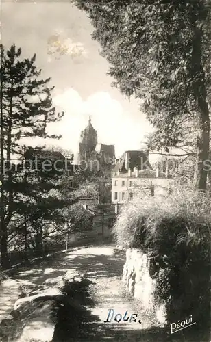 AK / Ansichtskarte Dole_Jura Collegiale vue du cours Saint Mauris Dole_Jura