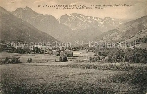 AK / Ansichtskarte Allevard_les_Bains_Isere Panorama Paysage Alpes Allevard_les_Bains_Isere