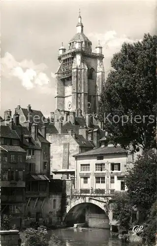 AK / Ansichtskarte Dole_Jura Canal des Tanneurs Cathedrale Dole_Jura