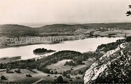 AK / Ansichtskarte Ilay Panorama Lac vue prise du Pic de l Aigle au fond Le Frasnois Ilay