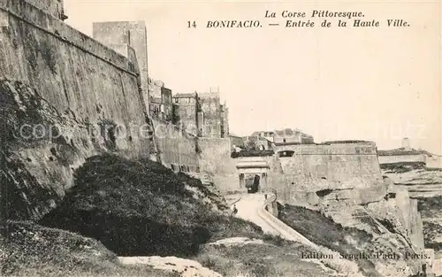 AK / Ansichtskarte Bonifacio_Corse_du_Sud Entree de la Haute Ville Bonifacio_Corse_du_Sud