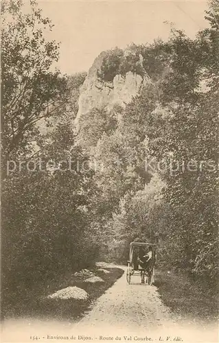 AK / Ansichtskarte Dijon_Cote_d_Or Route du Val Courbe Dijon_Cote_d_Or