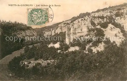 AK / Ansichtskarte Nuits Saint Georges Rochers de la Serree paysage Nuits Saint Georges