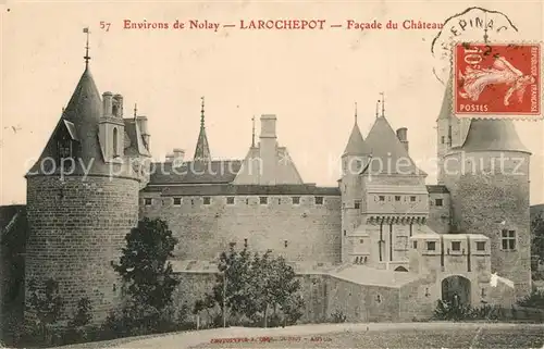 AK / Ansichtskarte La_Rochepot Facade du Chateau La_Rochepot