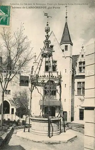 AK / Ansichtskarte La_Rochepot Chateau le puits La_Rochepot