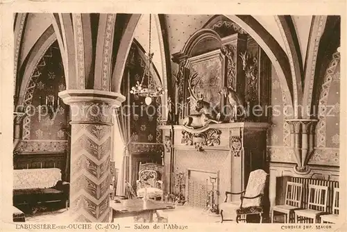 AK / Ansichtskarte La_Bussiere sur Ouche Salon de l Abbaye La_Bussiere sur Ouche