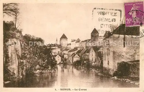AK / Ansichtskarte Semur en Auxois Le Caron Semur en Auxois