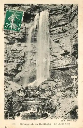 AK / Ansichtskarte Herisson_Jura Le Grand Saut Cascade Herisson Jura