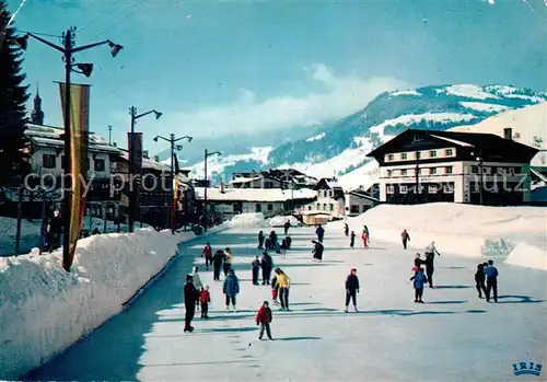 AK / Ansichtskarte Megeve Capitale du Ski Patnoire Caine Megeve