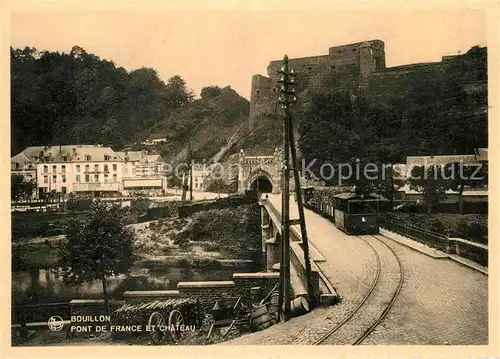 AK / Ansichtskarte Bouillon Pon de France Chateau Bouillon