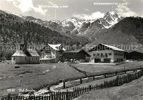 AK / Ansichtskarte Schnalstal Albergo Maso Carta Schnalstal