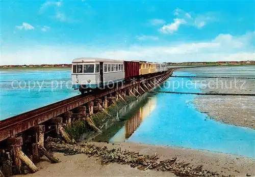 AK / Ansichtskarte Juist_Nordseebad Inselbaehnchen Juist_Nordseebad