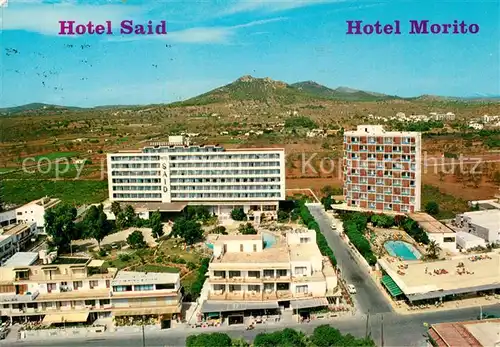 AK / Ansichtskarte Cala_Millor_Mallorca Hotels Said Morito Fliegeraufnahme Cala_Millor_Mallorca