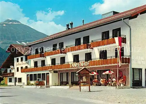 AK / Ansichtskarte Steeg_Tirol Hotel Pension Tannenhof Cafe Restaurant Bar Steeg Tirol