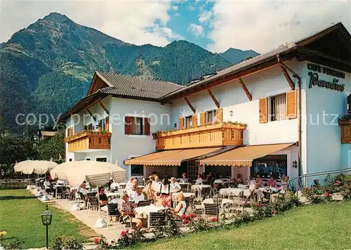 AK / Ansichtskarte Dorf_Tirol Pension Cafe Paradies Dorf_Tirol