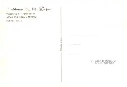 Vahrn Landhaus Dejavo Vahrn