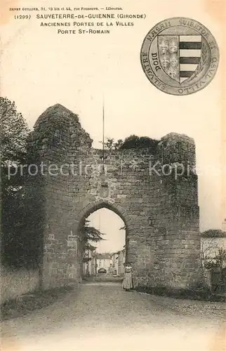 Sauveterre de Guyenne Porte St Romain Sauveterre de Guyenne