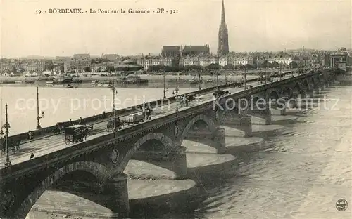 Bordeaux Le Pont sur la Garonne Bordeaux
