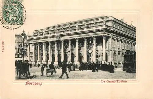 Bordeaux Le Grand Theatre Bordeaux