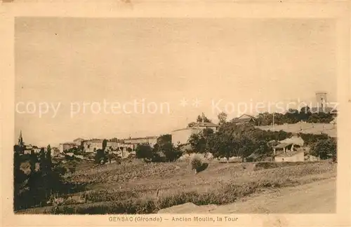 Gensac_Gironde Ancien Moulin la Tour Gensac Gironde