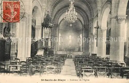 Saint Savin de Blaye Interieur de l Eglise Saint Savin de Blaye