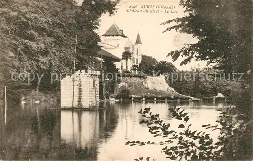 Auros Chateau du Rivet Le Lac Auros