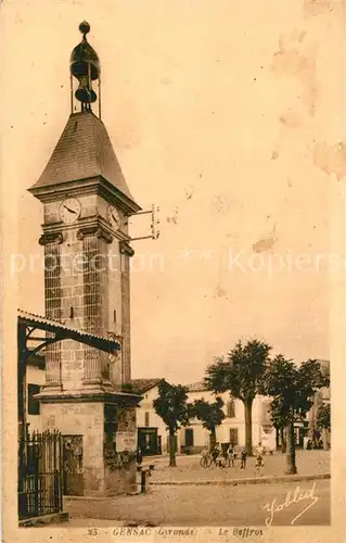 Gensac_Gironde Le Beffroi Gensac Gironde