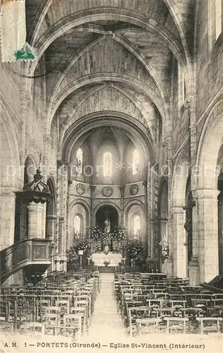 Portets Eglise St Vicent Portets