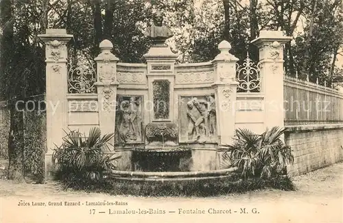 Lamalou les Bains Fontaine Charcot Lamalou les Bains