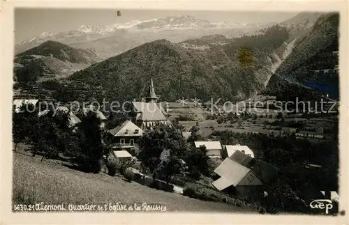 Allemont_Isere Eglise et les Rousses Allemont_Isere