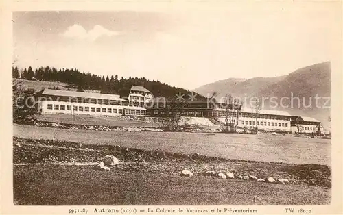 Autrans Colonie de Vacances et le Pr?ventorium Autrans