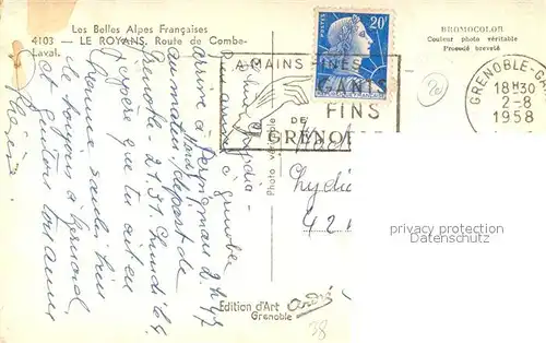 Le_Royans Route de Combe Laval 