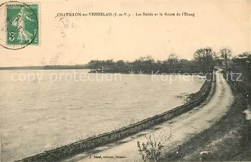 Chatillon en Vendelais les Bords et la Route de l`Etang Chatillon en Vendelais