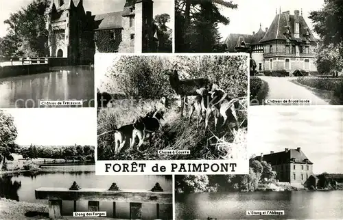 Paimpont Chateau de Tr?cession Etang des Forges Abbaye Paimpont