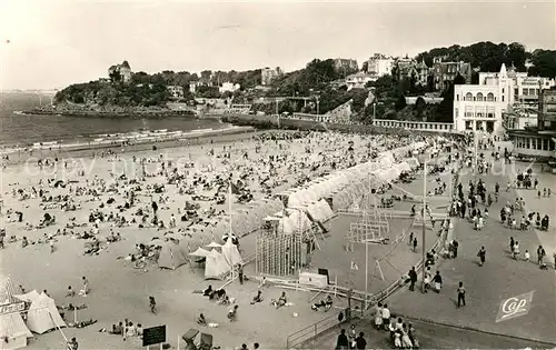 Dinard_Ille_et_Vilaine_Bretagne Plage de l`Ecluse Dinard_Ille