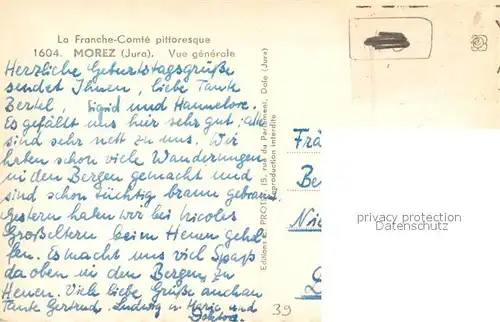 Morez Vue generale Morez