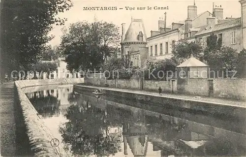 Montargis_Loiret Vue sur le Canal Montargis Loiret