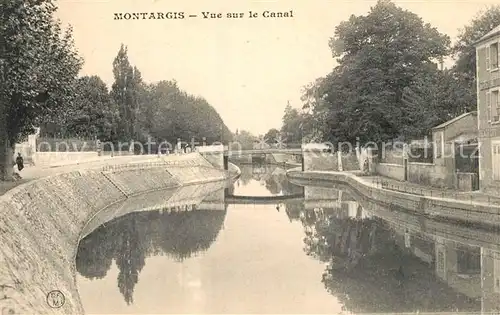 Montargis_Loiret Vue sur le Canal Montargis Loiret