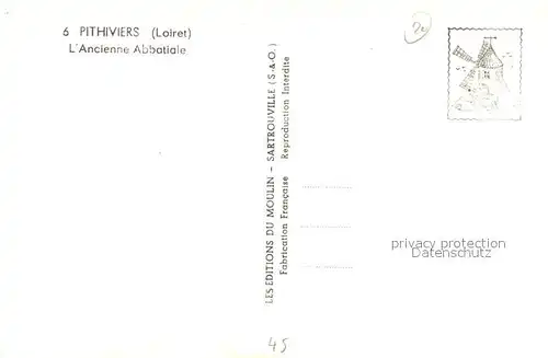 Pithiviers_Loiret Ancienne Abbatiale Pithiviers Loiret
