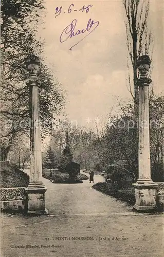 AK / Ansichtskarte Pont a Mousson Jardin d Amour Pont a Mousson