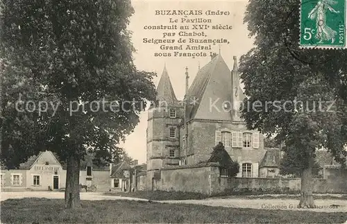 AK / Ansichtskarte Buzancais Le Pavillon construit par Chabot Seigneur de Buzancais Grand Amiral sous Francois Ier Buzancais