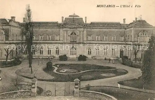 AK / Ansichtskarte Montargis_Loiret Hotel de Ville Montargis Loiret