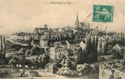AK / Ansichtskarte Pithiviers_Loiret Panorama Pithiviers Loiret